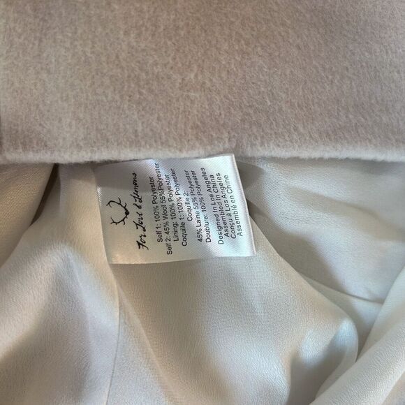 For Love And Lemons Women's Small Alpine Faux Fur Fuzzy‎ Teddy Vest Lilac White - Picture 3 of 11